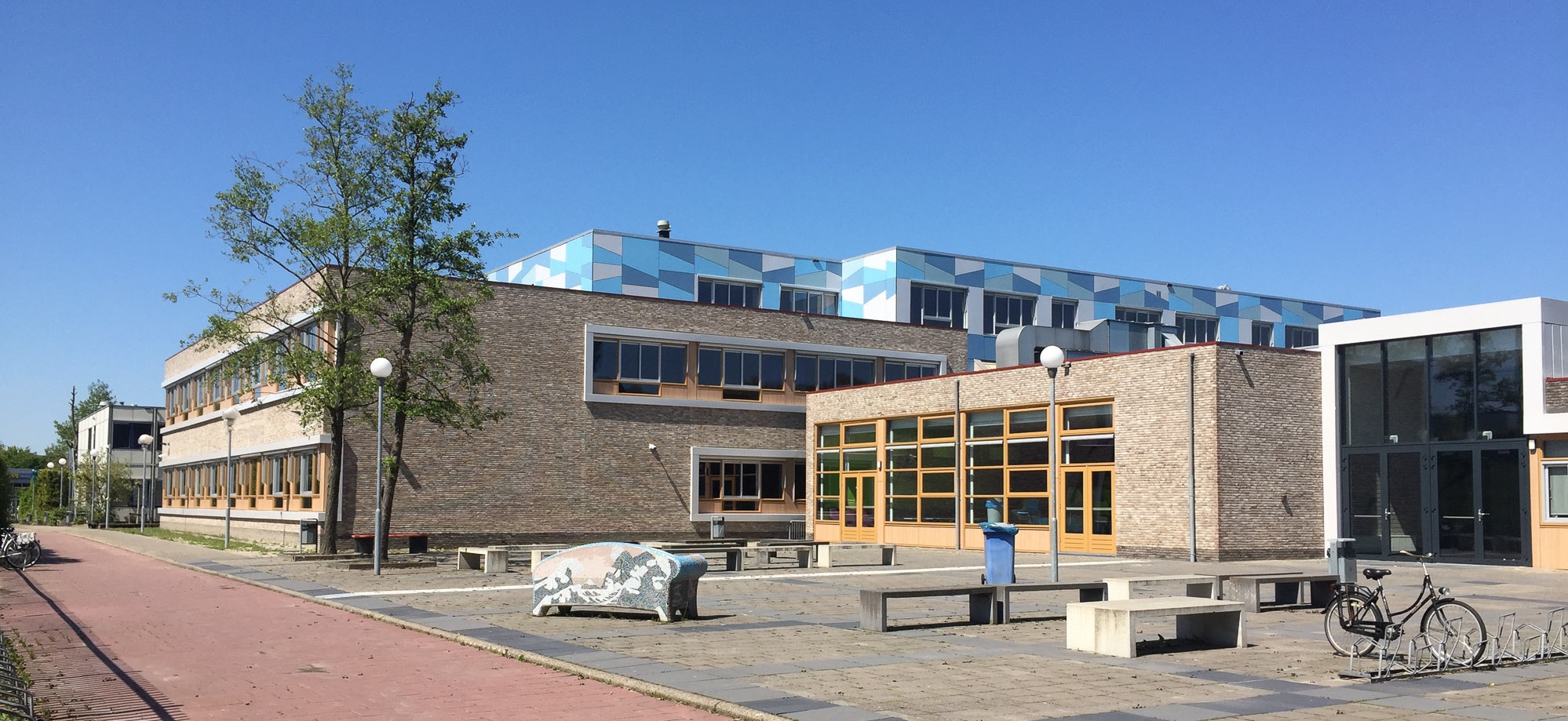 Nieuwe gevels Alfrink College