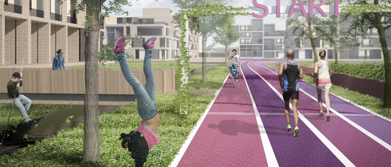 plan Sport-Spindel voor wonen in van tuyllpark zoetermeer