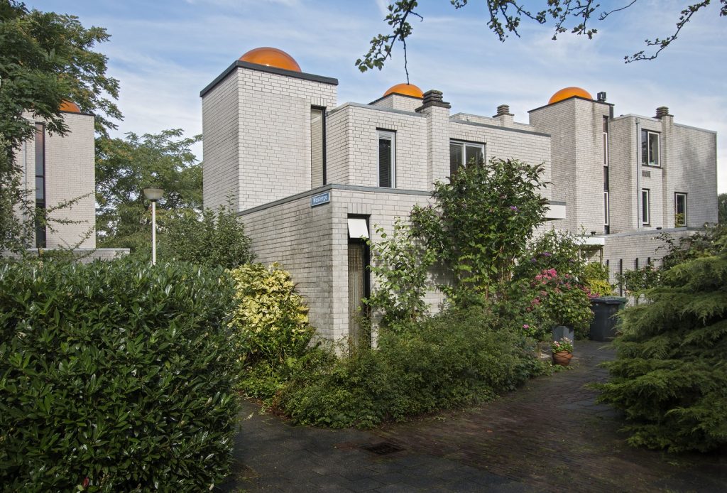 straatbeeld koepelwoningen zoetermeer