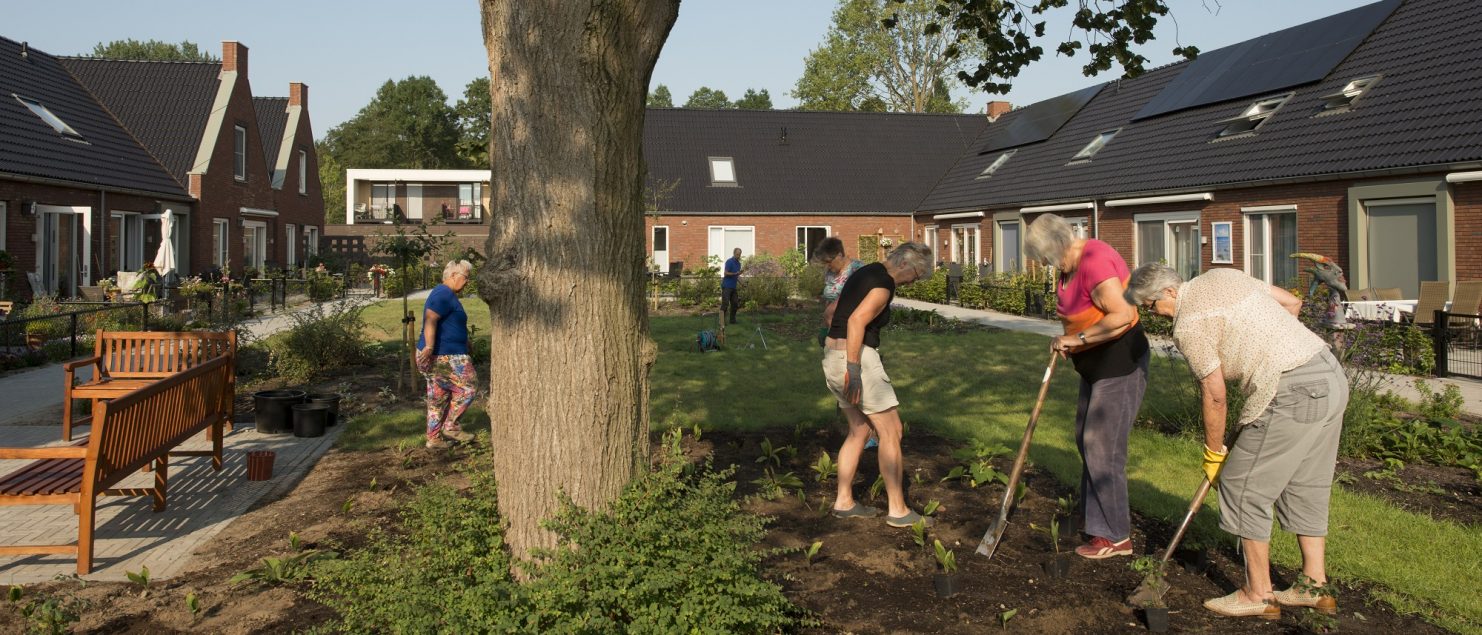 Knarrenhof met woningen voor senioren ontwerp Inbo